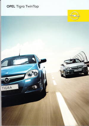 Autoprospekt Opel Tigra Twintop Juni 2005
