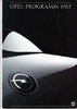 KFZ-Prospekt Opel Programm Mai 1987
