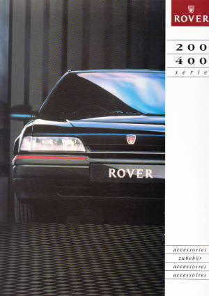Autoprospekt Rover 200 400 Zubehör