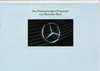 Autoprospekt Mercedes Modellprogramm 8 - 1989