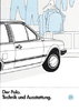 Technikprospekt VW Polo 1 - 1987