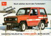 Autoprospekt Daihatsu Wildcat Turbo-Diesel 10- 1986