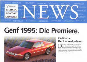 Autoprospekt GM News 1995