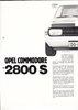 Testbericht Opel Commodore 2800 S 1970