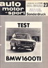 Testbericht BMW 1600 TI 11 - 1967