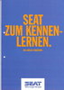 Autoprospekt Seat Modellprogramm 1995 gelocht