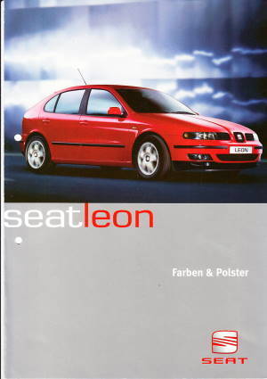 Farbkarte Seat Leon Dezember 1999
