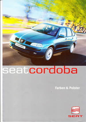 Farbkarte Seat Cordoba 9 - 1999