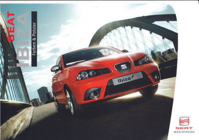 Farbkarte Seat Ibiza Januar 2006