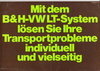 Autoprospekt B und H VW LT-System 1977