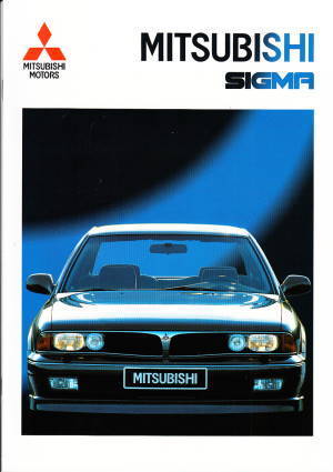 Autoprospekt Mitsubishi Sigma März 1994