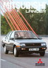 Autoprospekt Mitsubishi Lancer Juli 1986