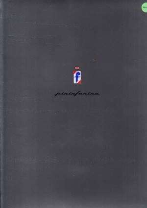 Pressemappe Pininfarina 1995 englisch