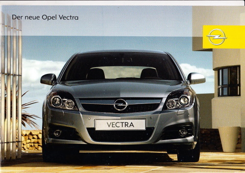 Autoprospekt Opel Vectra Juni 2005