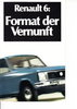 Autoprospekt Renault 6 70er Jahre