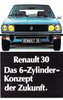 alter Autoprospekt Renault 30