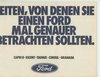 Autoprospekt Ford Programm 6-1974 Archiv