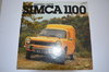 Autoprospekt Simca 1100 Kompakt-Laster 1979
