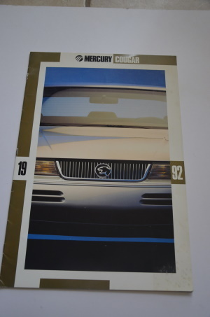 Autoprospekt Mercury Cougar 7 - 1991 USA
