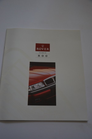 Autoprospekt Rover Serie 800 7 - 1994