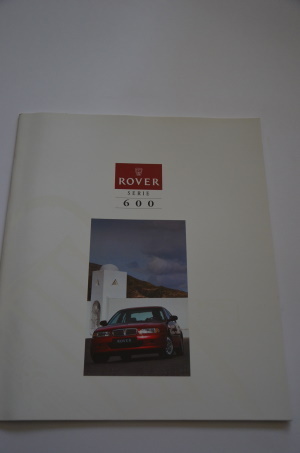 Autoprospekt Rover Serie 600 9 - 1994