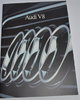 Autoprospekt Audi V8 7 - 1989 Großformat