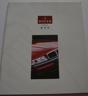 Autoprospekt Rover Serie 800 Juli 1994 Großformat