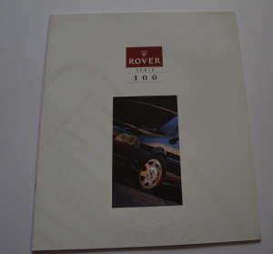 Autoprospekt Rover Serie 100 9  1993 Großformat