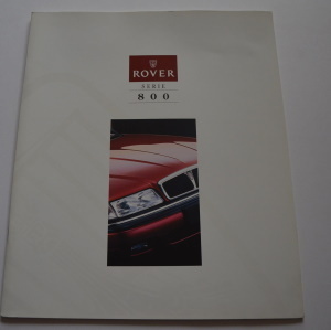 Autoprospekt Rover Serie 800 7 - 1994 Großformat
