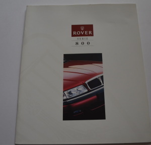 Autoprospekt Rover Serie 800 Januar 1994 Großformat
