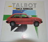 Autoprospekt Simca Talbot Sunbeam 1980 Großformat