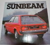 Autoprospekt Chrysler Sunbeam 1978 Großformat