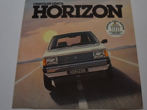 Autoprospekt Simca Chrysler Horizon 1979 Großformat