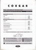 Preisliste Ford Cougar Januar 1999