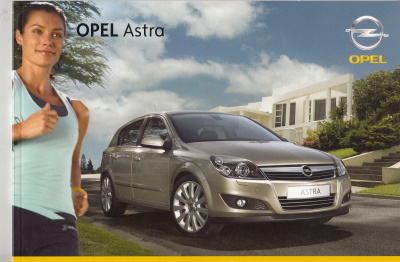 Autoprospekt Opel Astra April 2008