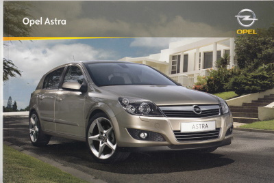 Autoprospekt Opel Astra Mai 2009