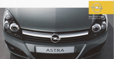 Autoprospekt Opel Astra Presse Aktuell 7 - 2005