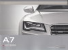 Autoprospekt Audi A7 S7 Sportback 4 - 2012