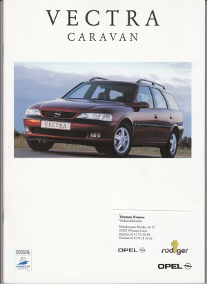 Autoprospekt Opel Vectra Caravan 1 - 1998