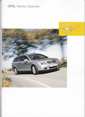 Autoprospekt Opel Vectra Caravan 8 - 2003