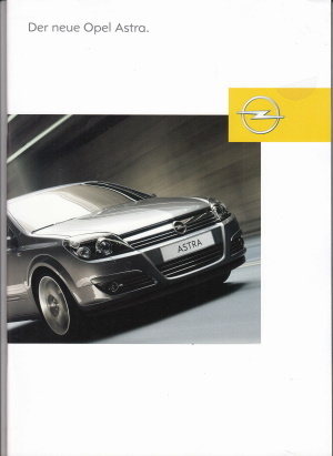 Autoprospekt Opel Astra 2 - 2004