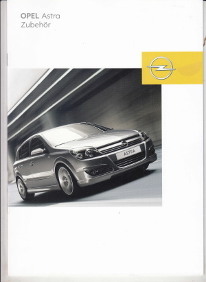 Autoprospekt Opel Astra Zubehör 2 - 2004