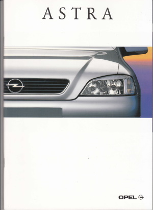 Autoprospekt Opel Astra 2 - 2001
