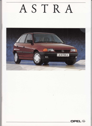 Autoprospekt Opel  Astra 5 - 1992