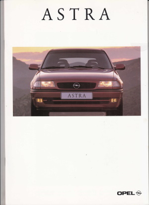 Autoprospekt Opel Astra 1 - 1997