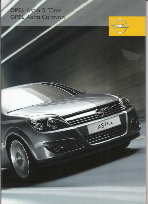 Autoprospekt Opel Astra 5-Türer Caravan 4 - 2006