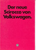 Autoprospekt VW Scirocco 1 - 1981