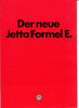 Autoprospekt VW Jetta Formel E 11 - 1980