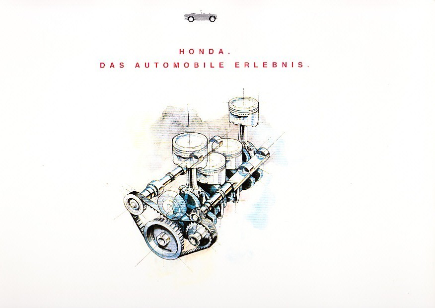 Autoprospekt Honda PKW Programm 1995