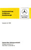 Ventileinstellung für Mercedes Motoren Nutzfahrzeuge 1982
